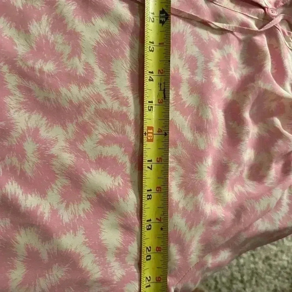 Ladies pink & white TOPSHOP blouse size 2 - Picture 12 of 15